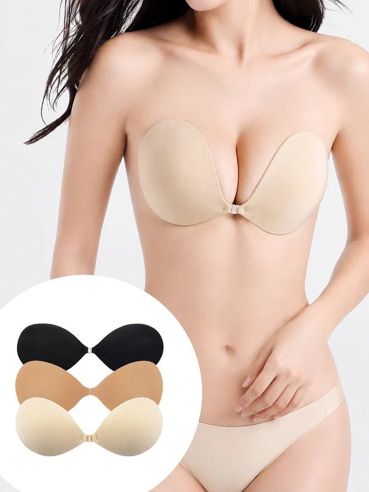 Soutien-gorge adhésif invisible push-up
