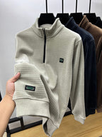 Pull à col zippé en alpaga - Maison Flavigny