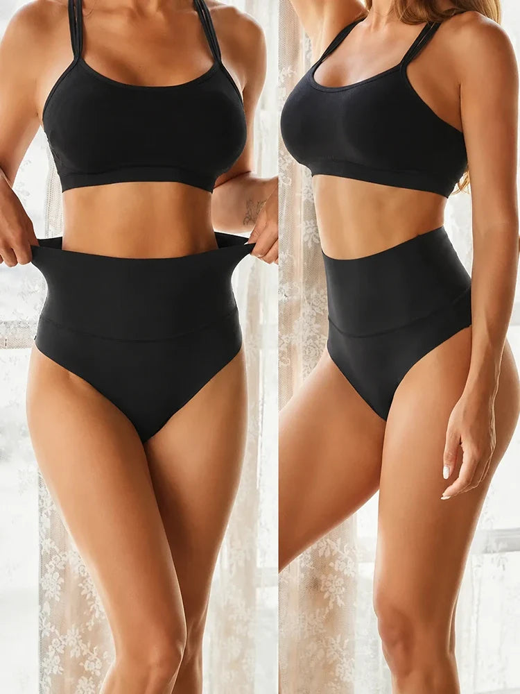 Lot de 4 culottes gainantes taille haute sans couture