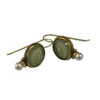 Boucles d'oreilles rondes vintage Aisha - Maison Flavigny