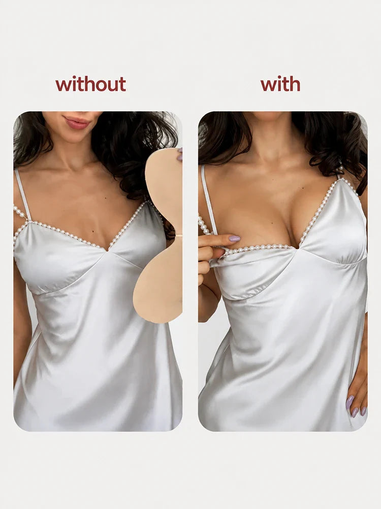 Soutien-gorge adhésif invisible push-up