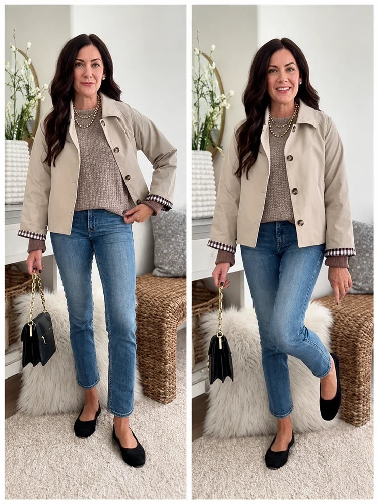 Veste courte classique - Maison Flavigny