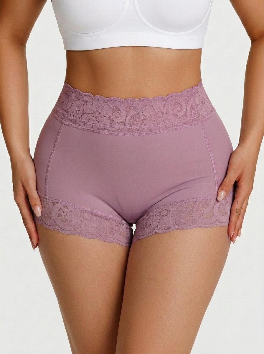 Short gainant sans coutures taille haute effet push-up