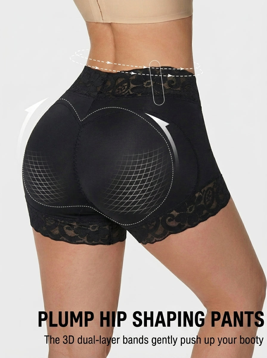 Short gainant sans coutures taille haute effet push-up