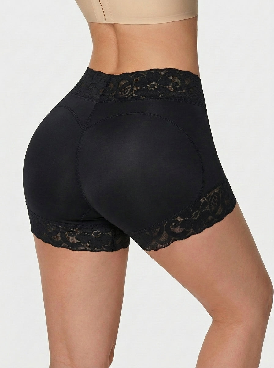 Short gainant sans coutures taille haute effet push-up