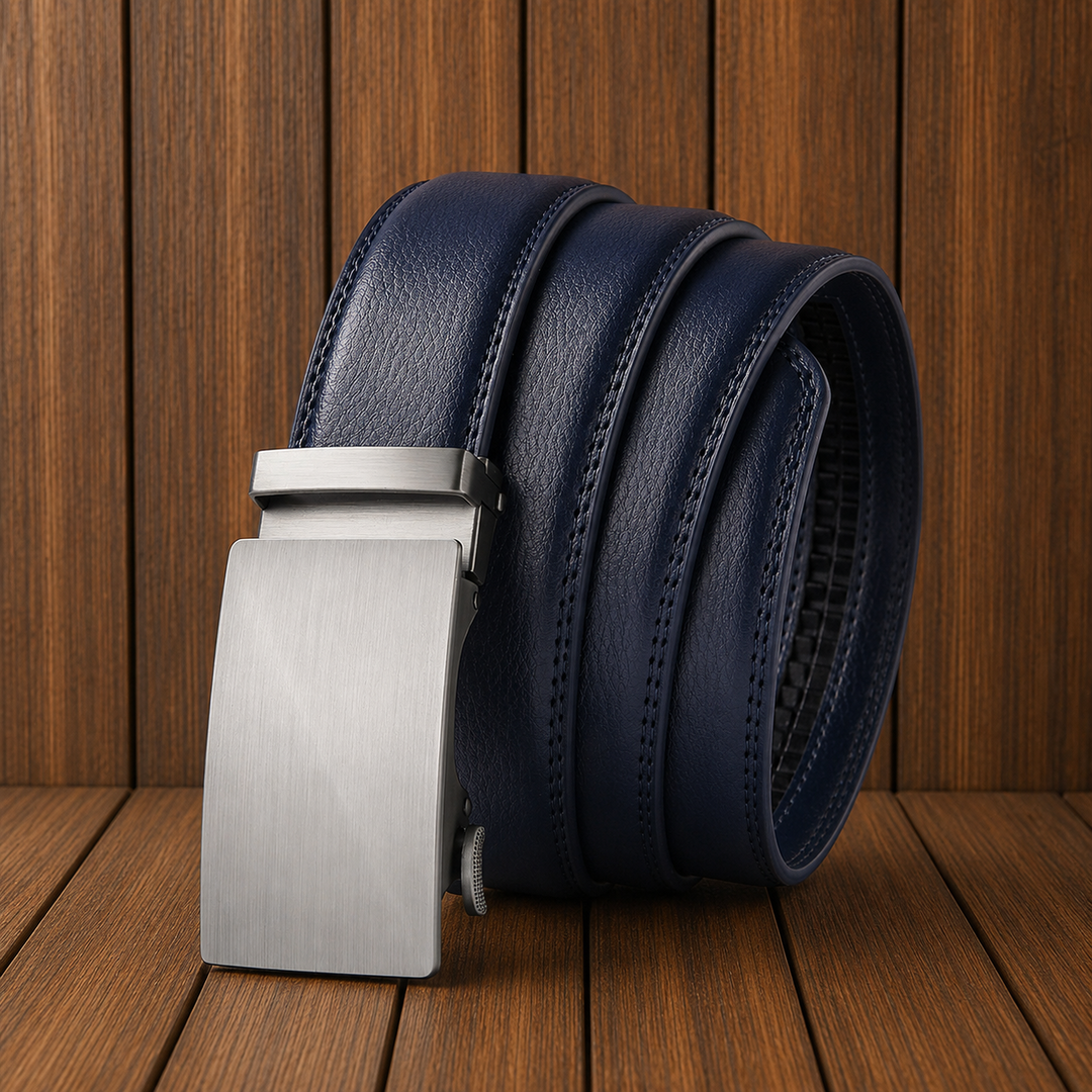 Ceinture à boucle coulissante en cuir Slide - Maison Flavigny