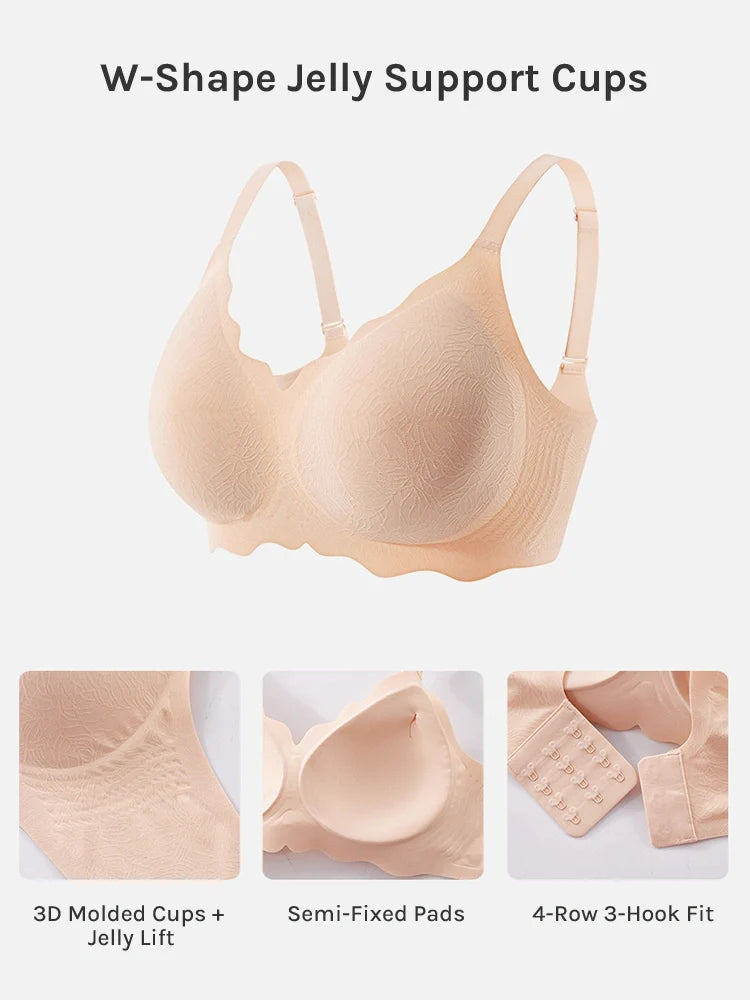 Soutien-gorge Jelly sans armatures à couverture totale