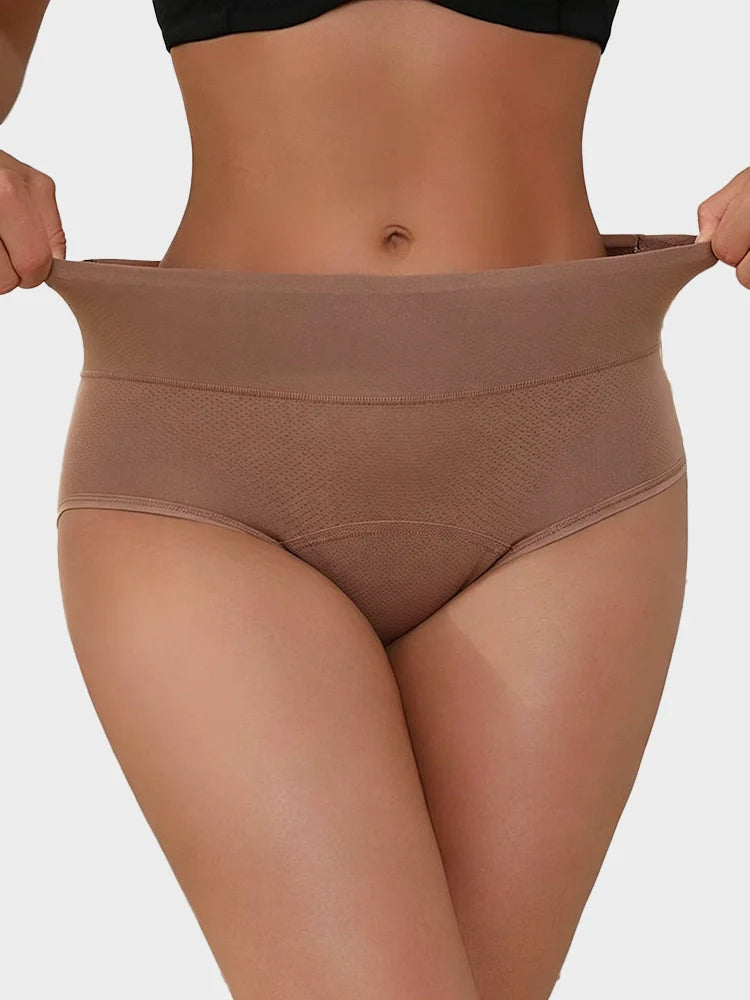 Lot de 5 – Culottes menstruelles anti-fuites taille haute pour femme