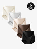 Lot de 5 culottes taille haute sans coutures