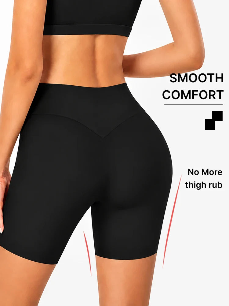 Lot de 4 shorties gainants taille haute sans coutures