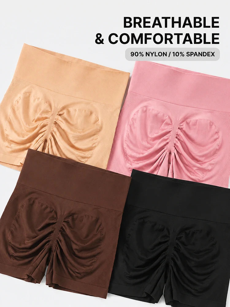 Lot de 4 shortys gainants côtelés effet push-up