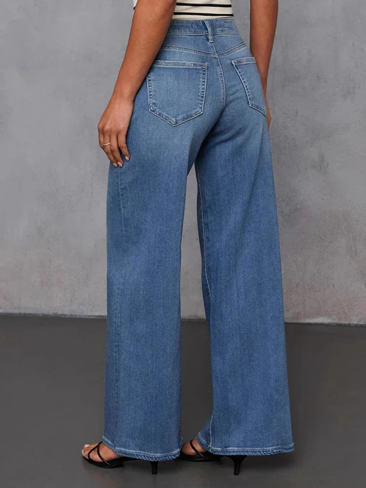 Jean large femme