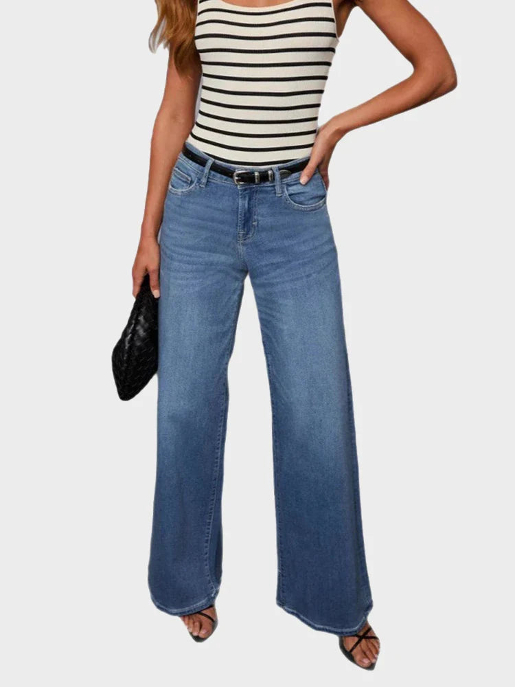 Jean large femme