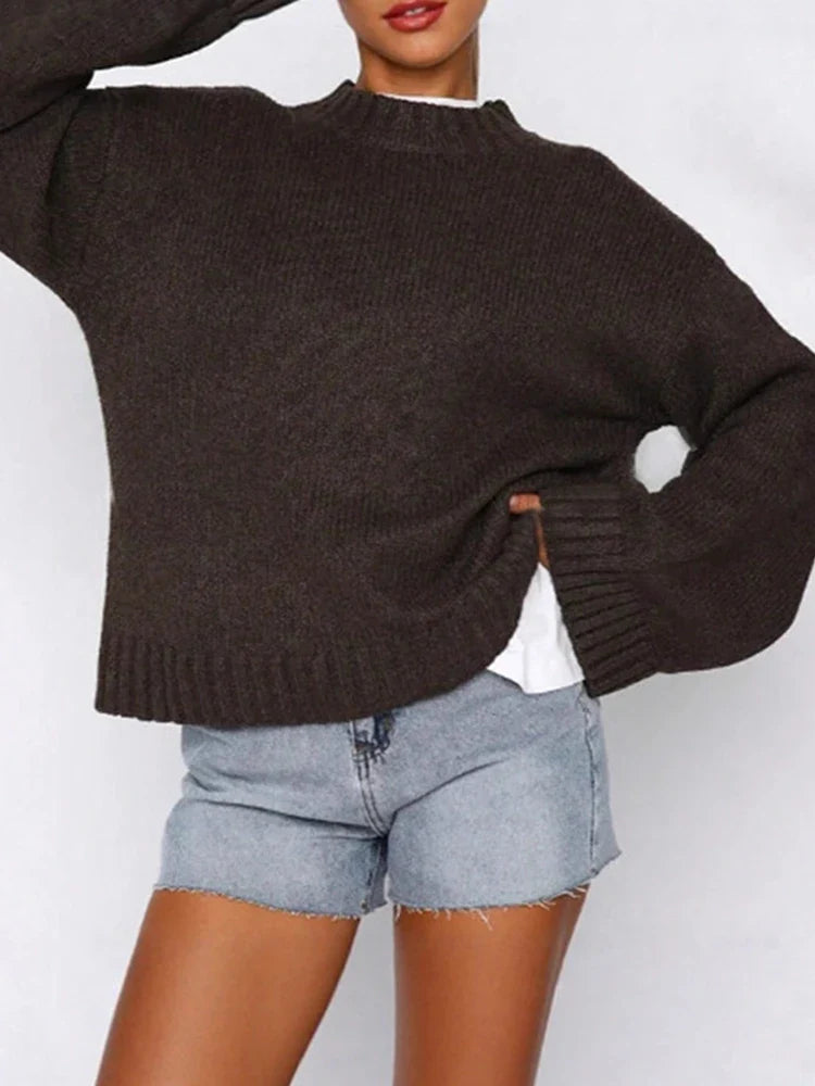 Pull en maille uni