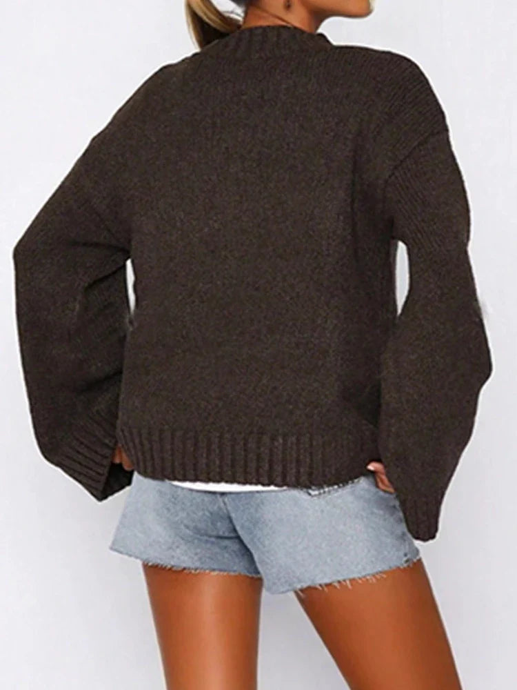 Pull en maille uni