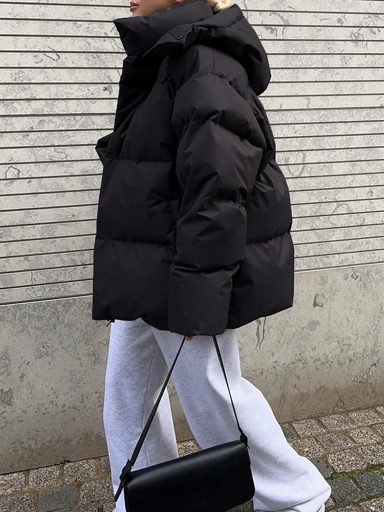 Doudoune matelassée à capuche