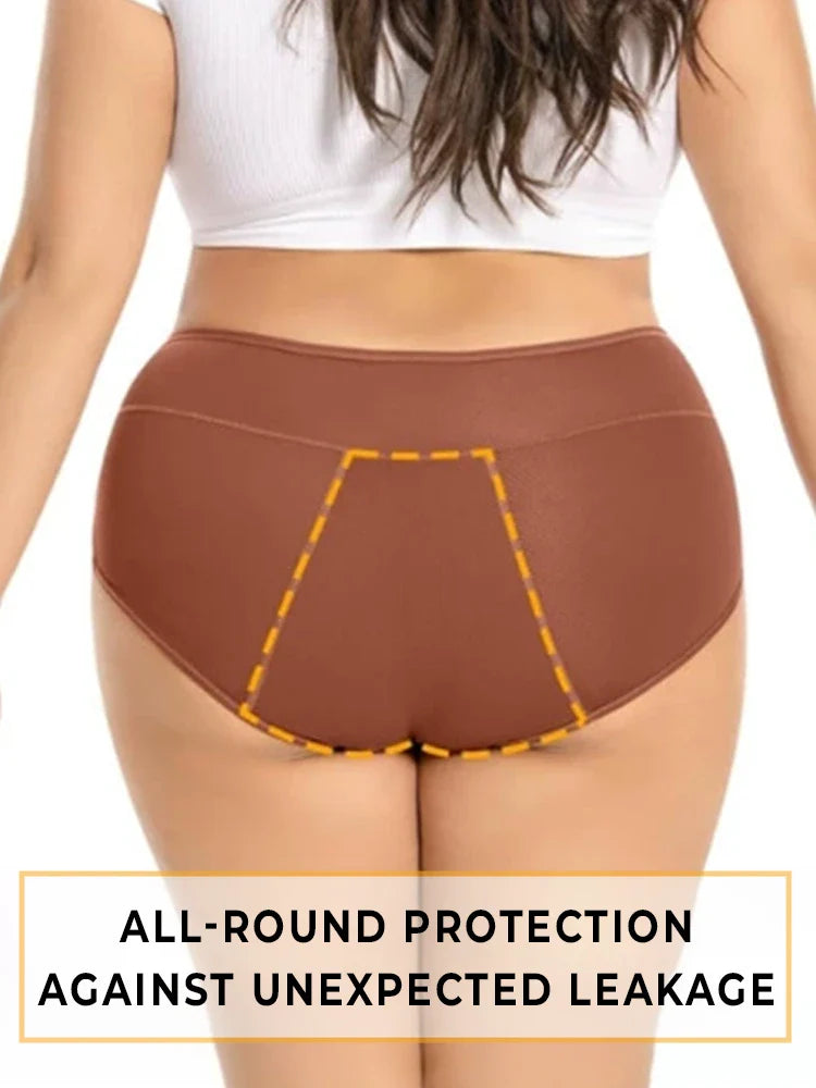 Lot de 5 – Culottes menstruelles anti-fuites taille haute pour femme