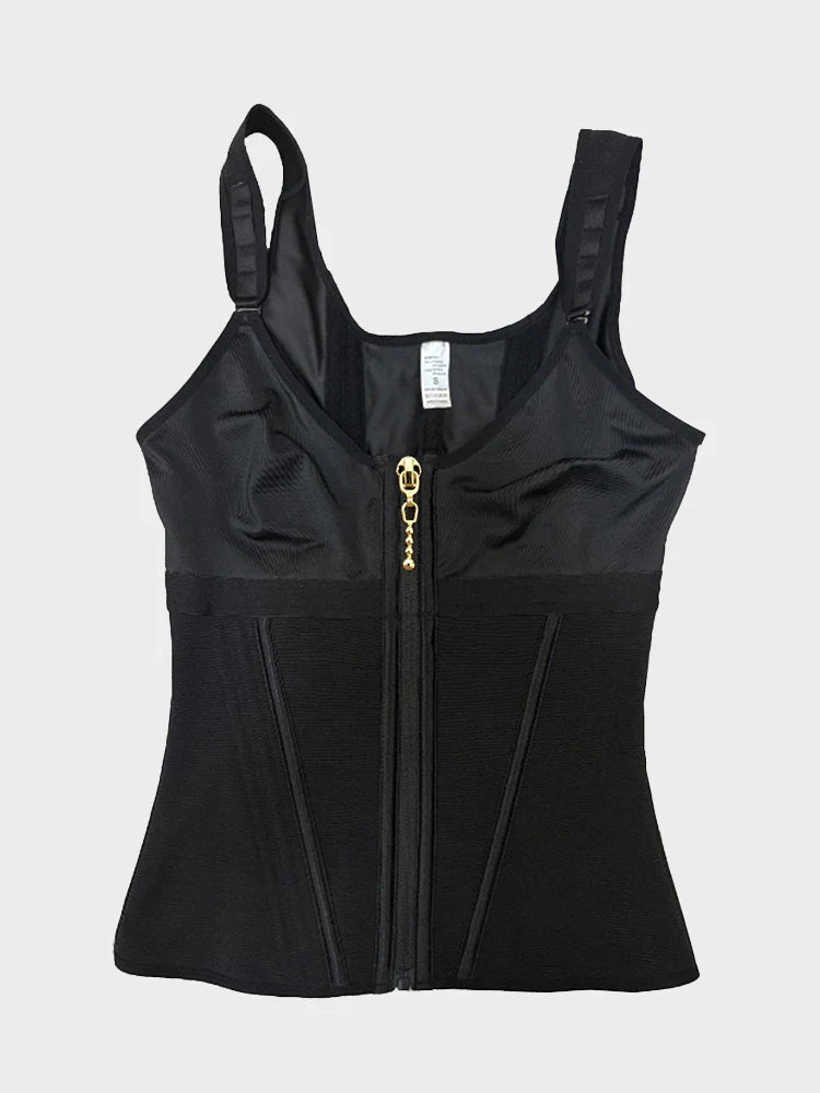 Gaine sculptante femme avec soutien-gorge – Ventre plat, bretelles réglables, sport et quotidien