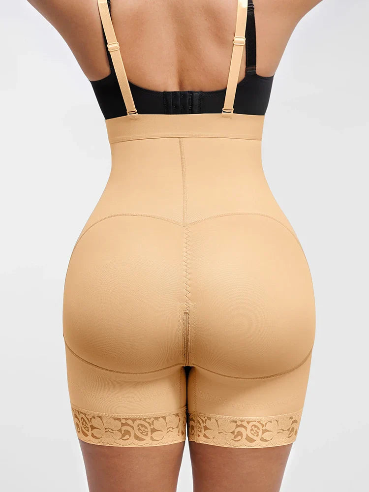 Body gainant effet push-up à entrejambe zippé – Ventre plat