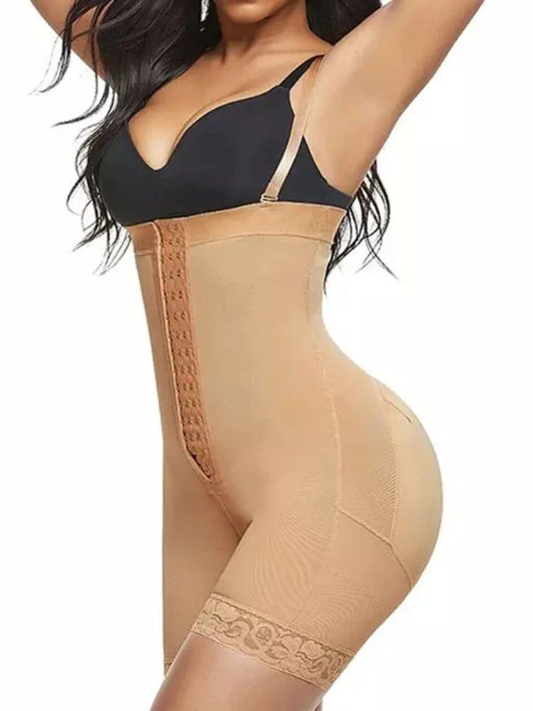 Body gainant effet push-up à entrejambe zippé – Ventre plat