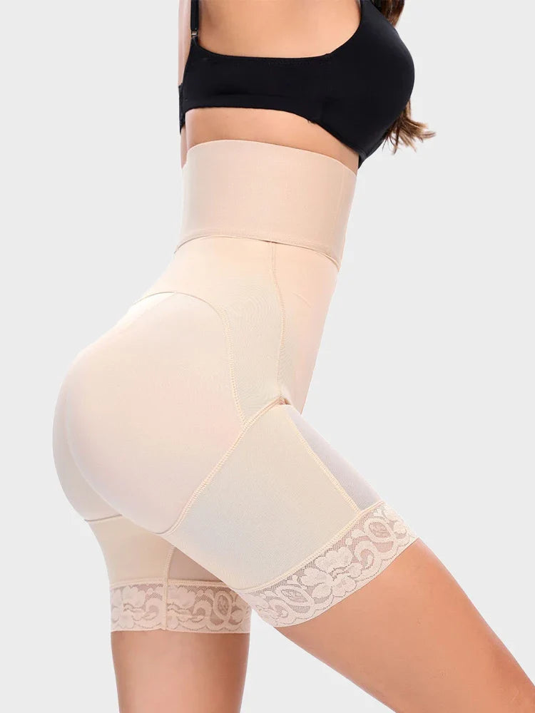 Short gainant taille haute effet push-up – Gaine de compression