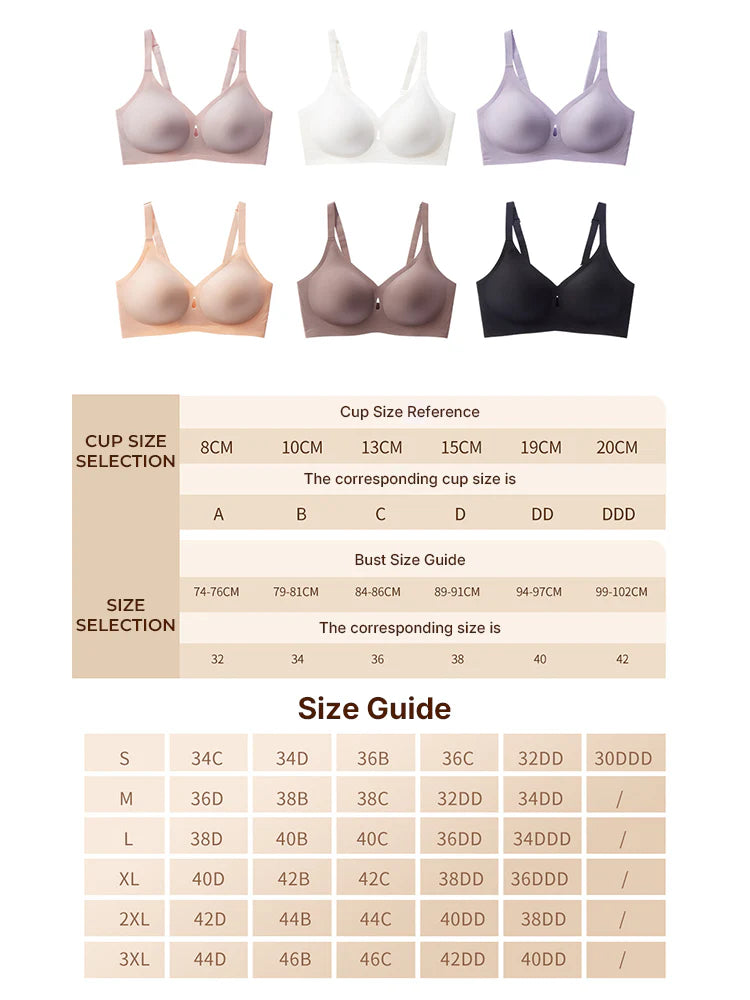 Soutien-gorge push-up sans coutures effet gainant