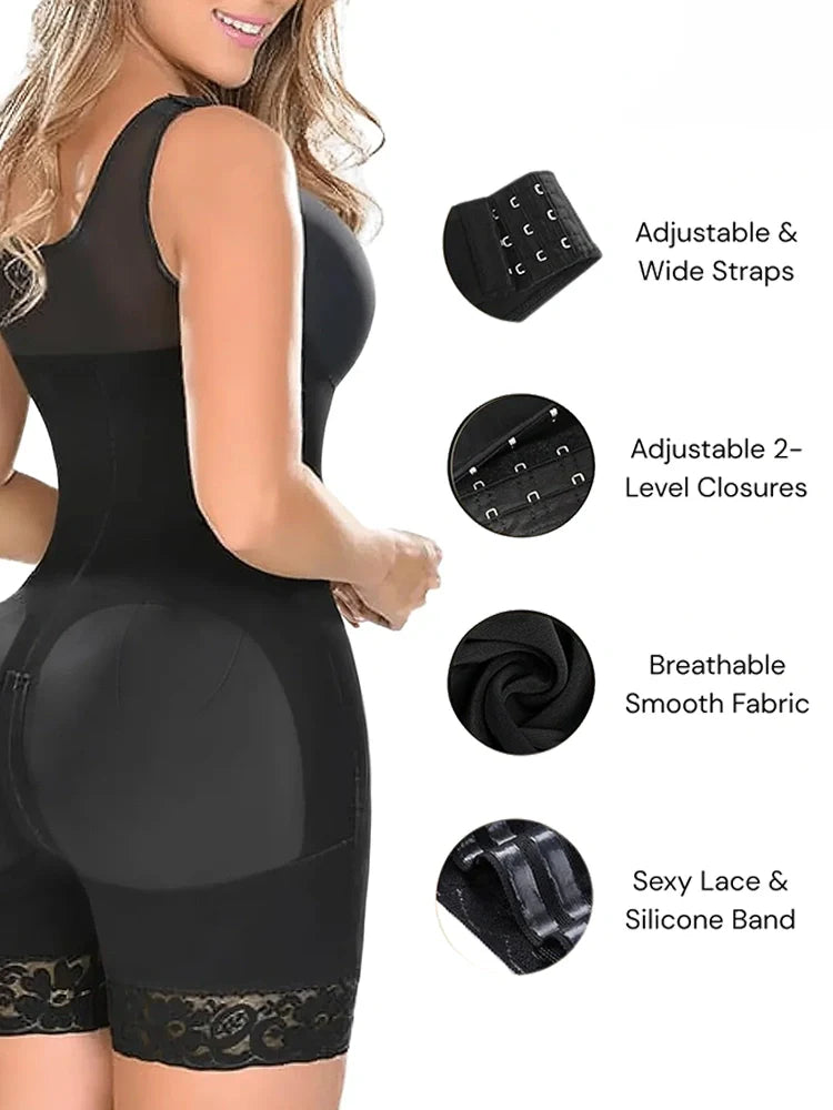Faja colombienne gainante – Ventre plat & effet push-up fessiers