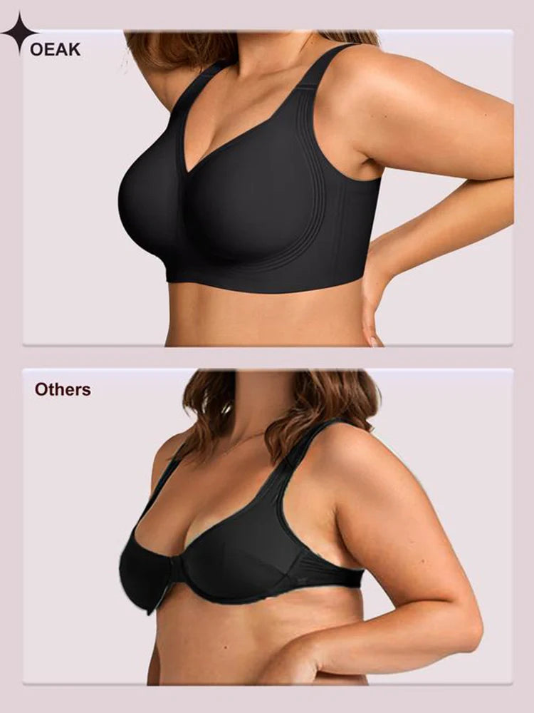 Soutien-gorge gel grande taille sans coutures – Maintien confort