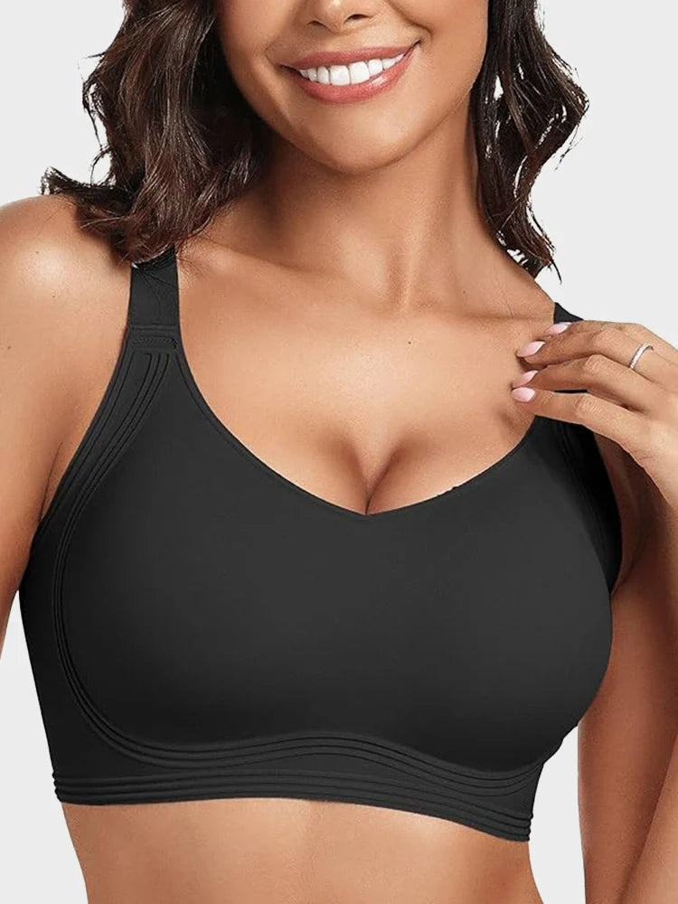 Soutien-gorge push-up sans armatures à couverture totale