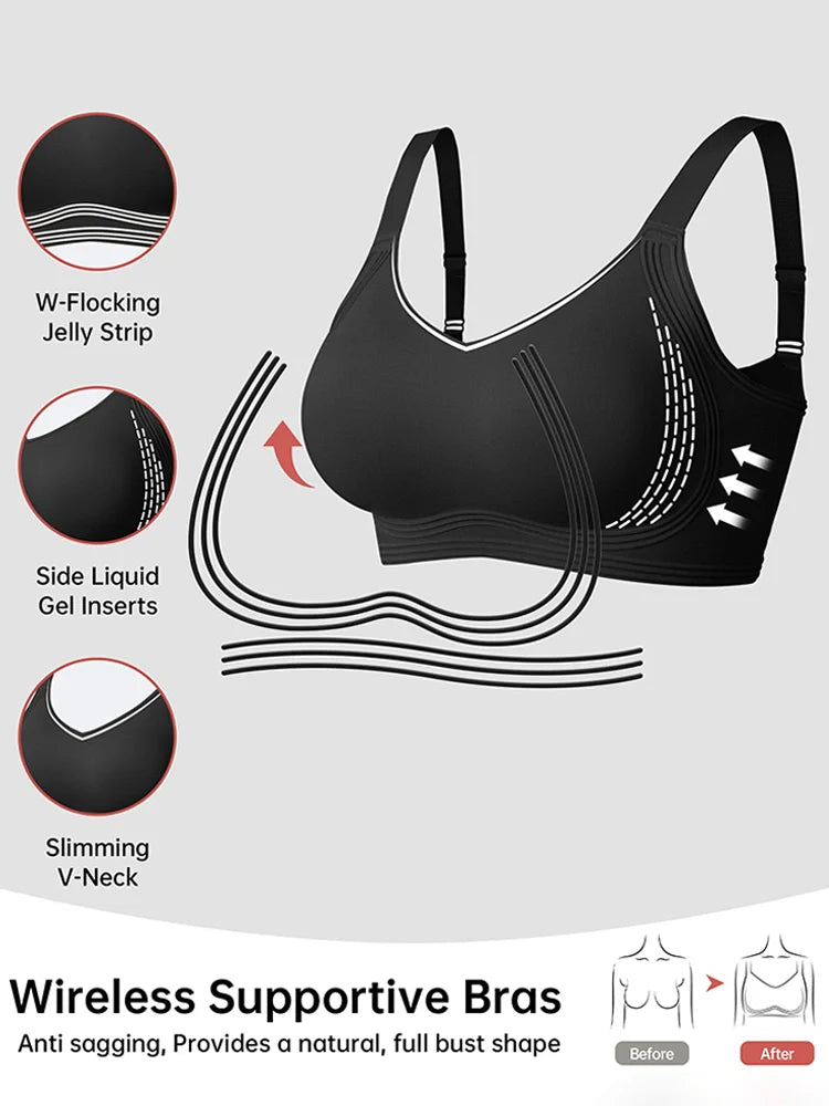 Soutien-gorge push-up sans armatures à couverture totale