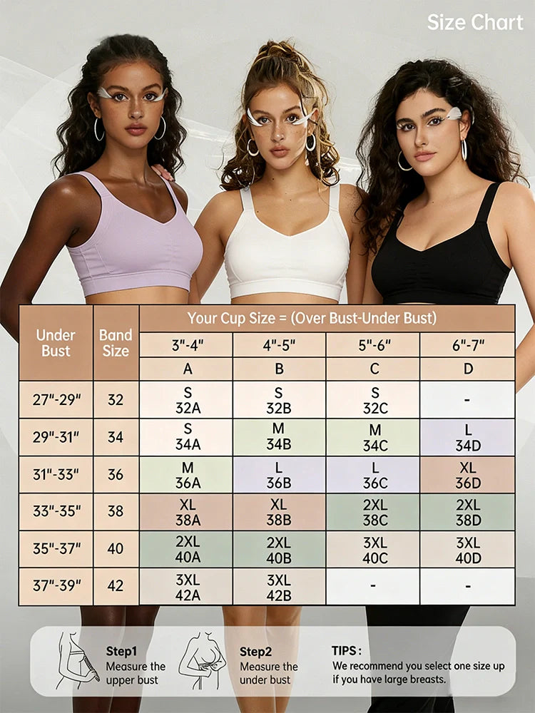 Soutien-gorge push-up sans armatures à couverture totale