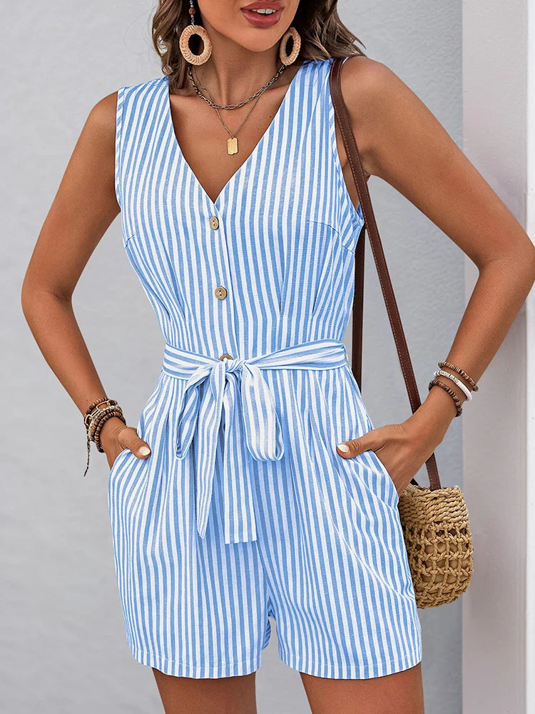 Short de sport femme imprimé à taille nouée
