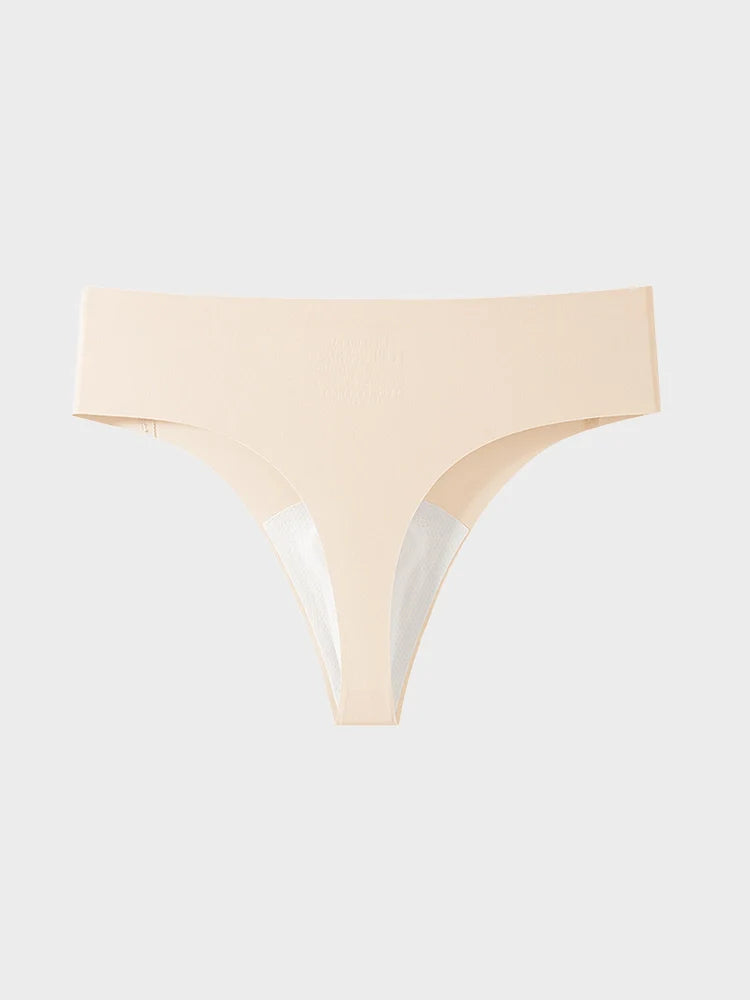 Lot de 5 strings sans coutures en soie glacée