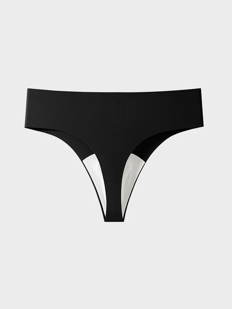 Lot de 5 strings sans coutures en soie glacée