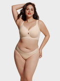 Soutien-gorge grande taille sans coutures ni armatures – bord festonné, maintien tout en douceur