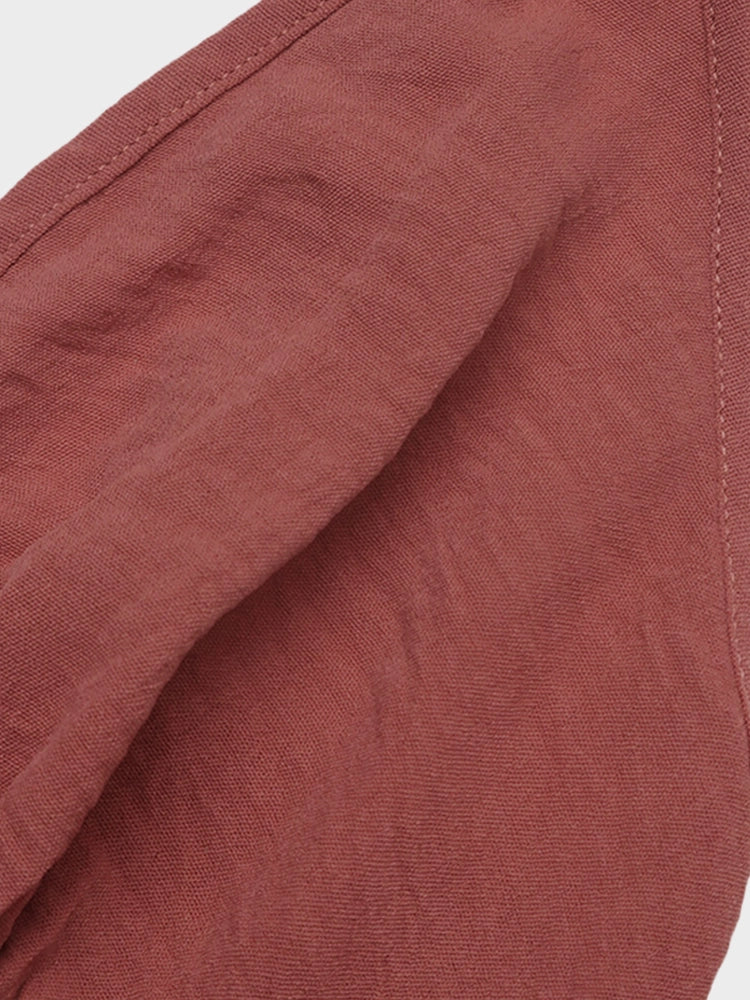 Robe longue bohème col V