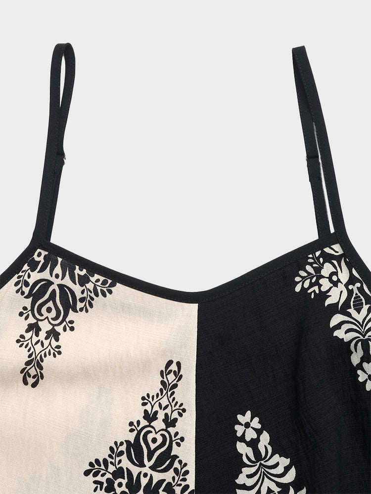 Robe d'été caraco à bretelles fines