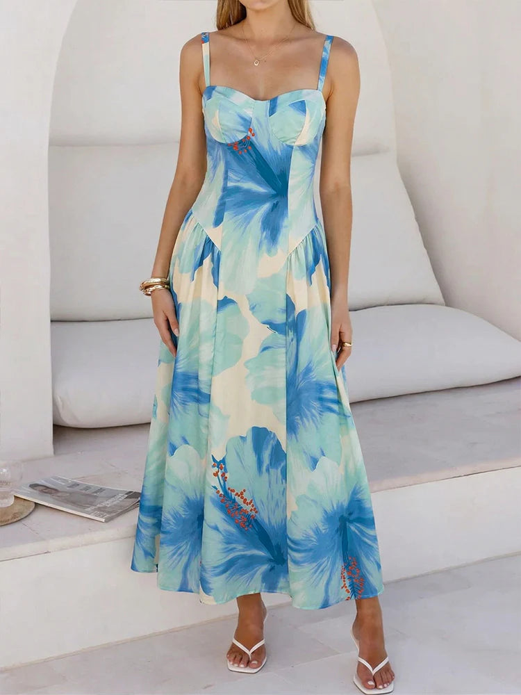 Robe d’été femme à fines bretelles