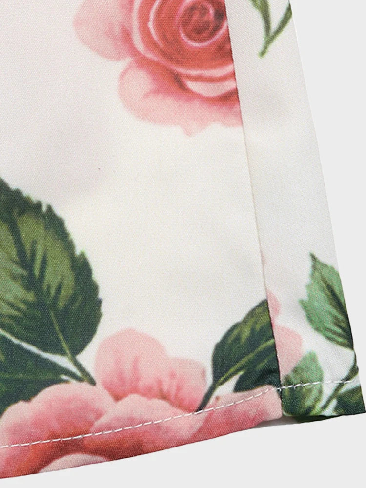 Jupe midi plissée femme en mousseline à taille élastique