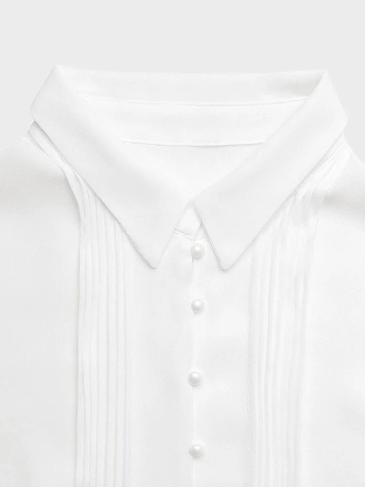 Robe chemise midi femme boutonnée à col
