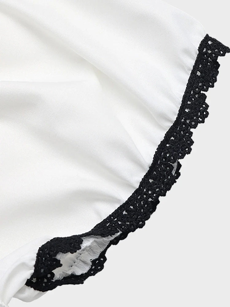 Top femme manches courtes à taille cintrée