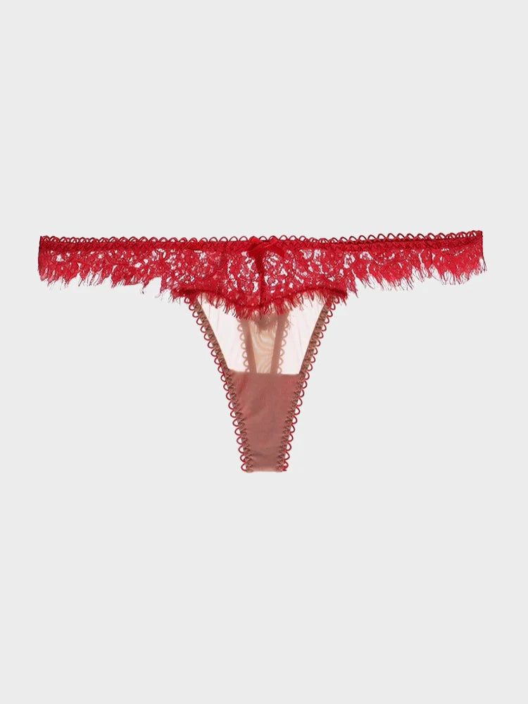 String femme en dentelle galon extensible