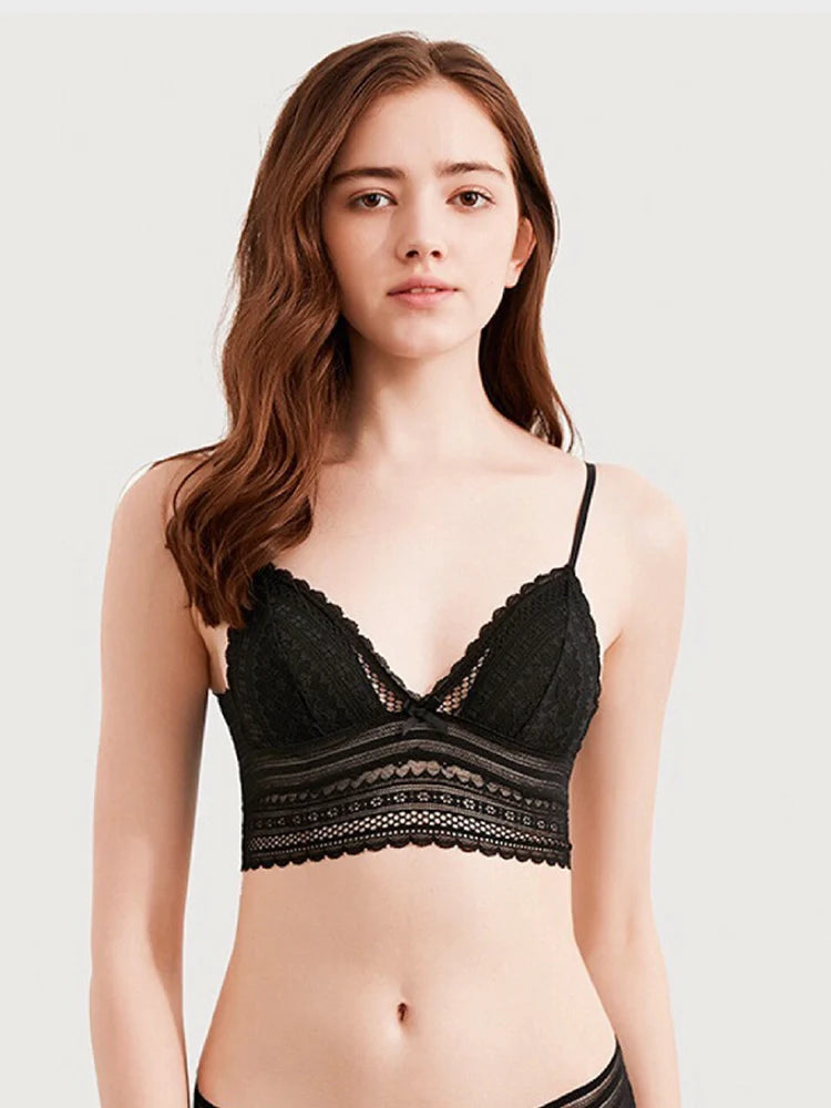 Brassière femme en dentelle sans armatures