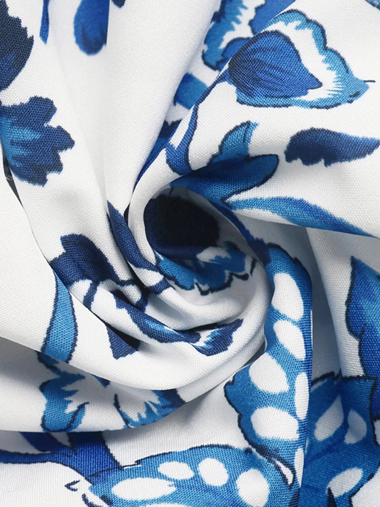 Robe de vacances fleurie à col licou