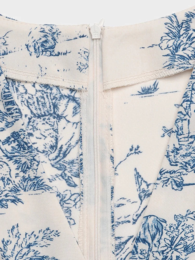 Robe vintage col V