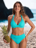 Ensemble bikini push-up dos nu