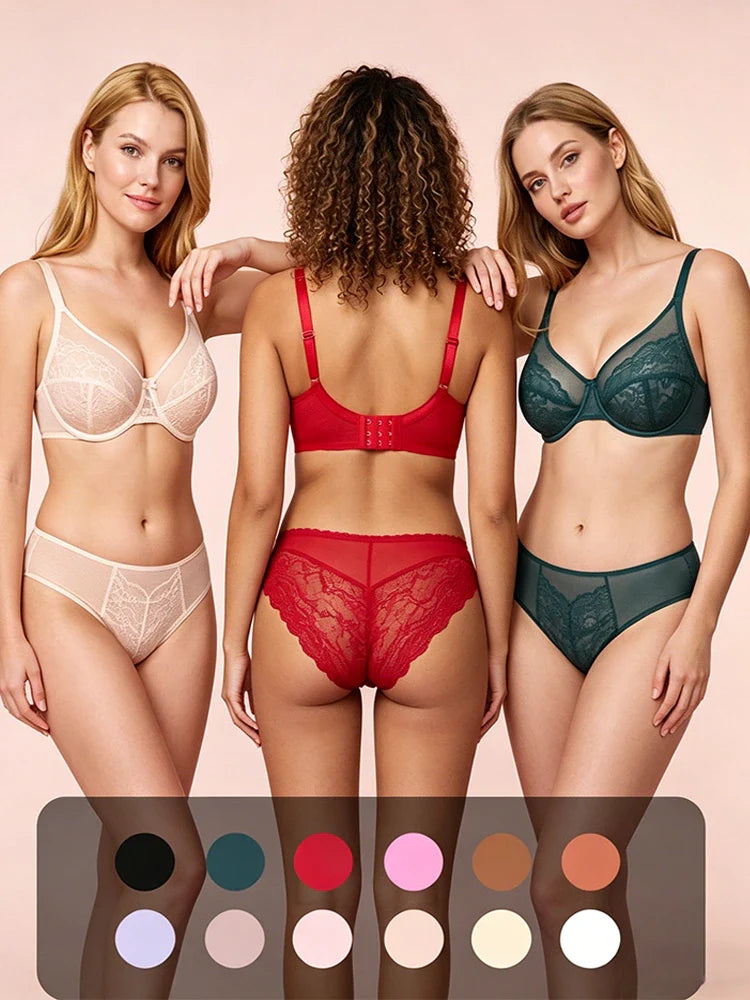 Soutien-gorge minimiseur en dentelle couvrant – maintien, galbe et effet lissant
