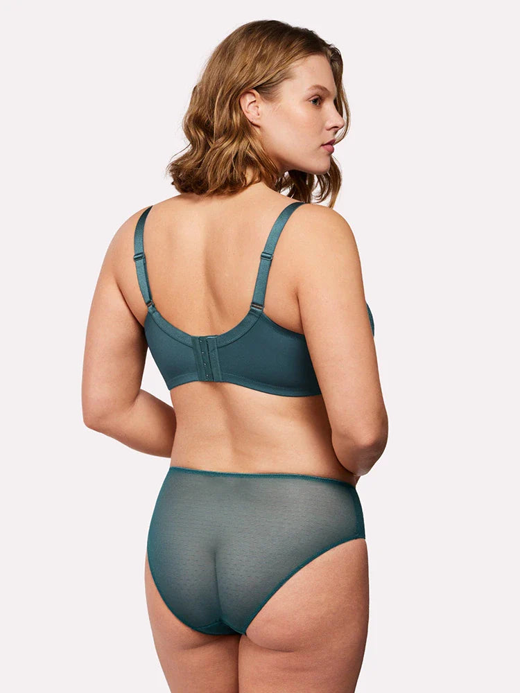 Soutien-gorge minimiseur en dentelle couvrant – maintien, galbe et effet lissant
