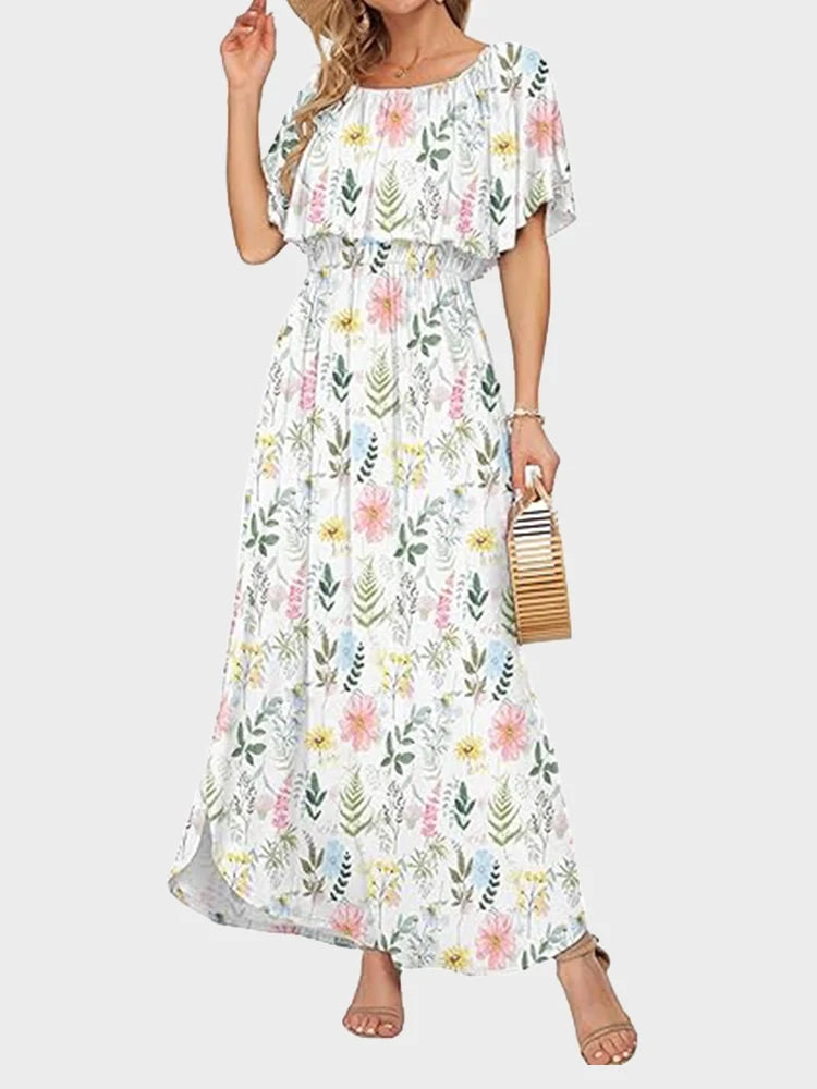Robe longue épaules dénudées grande taille