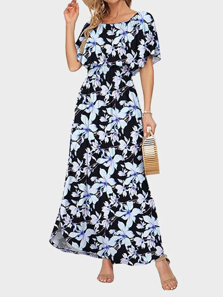 Robe longue épaules dénudées grande taille